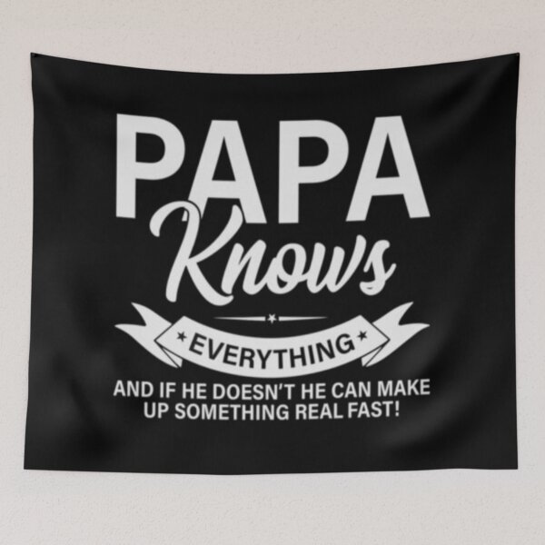 Item preview, Papa Knows Everythinng designed and sold by szydelkowanika.