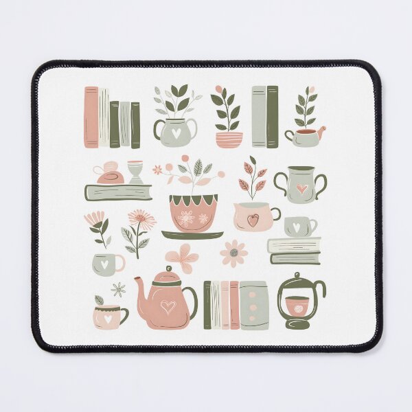 Item preview, Floral Books and Tea designed and sold by xiao xuans.
