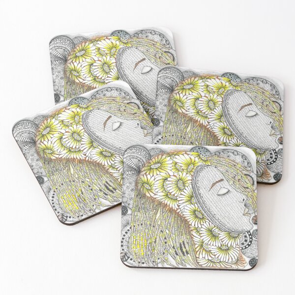 Item preview, Sunflower Maiden – Radiant Joy Zen Art designed and sold by SoulZenArtPrint.