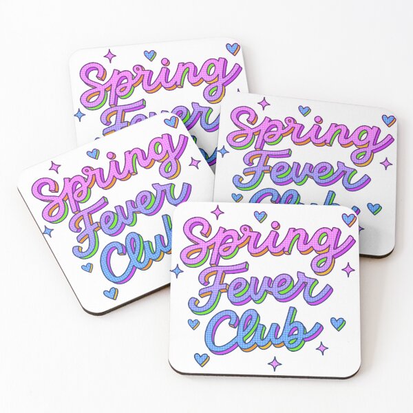 Item preview, Spring Fever Club - Retro Vibes Lettering Design designed and sold by tviyluv.