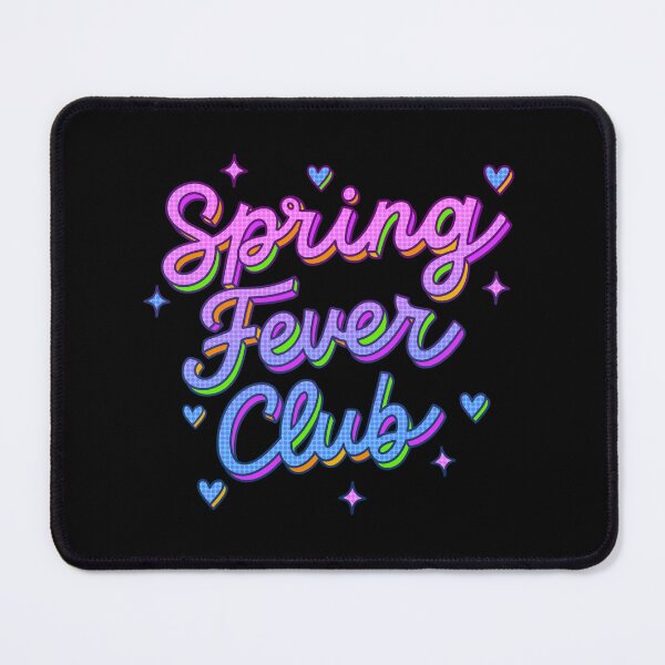 Item preview, Spring Fever Club - Retro Vibes Lettering Design designed and sold by tviyluv.