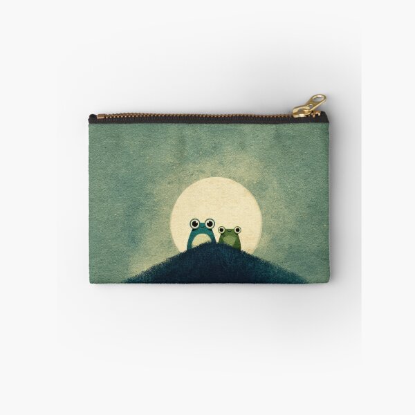 Item preview, Frogs sit on a hill under moon designed and sold by anytka.