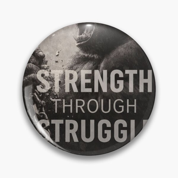 Item preview, Strength Through Struggle Gorilla designed and sold by temirax.
