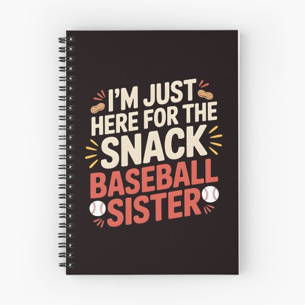 Item preview, I`m Just Here For The Snack Baseball Sister – Baseball Game Day Baseball Lover designed and sold by Redgiant87x.