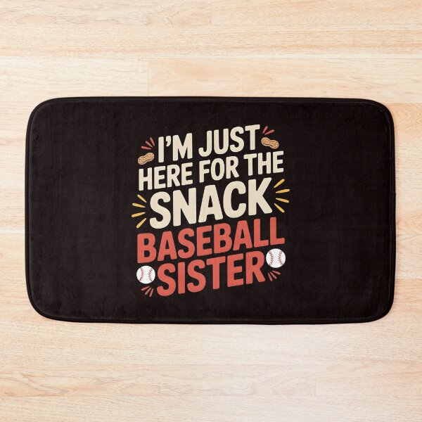 Item preview, I`m Just Here For The Snack Baseball Sister – Baseball Game Day Baseball Lover designed and sold by Redgiant87x.