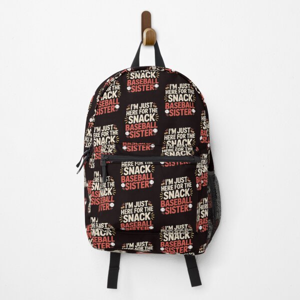 Item preview, I`m Just Here For The Snack Baseball Sister – Baseball Game Day Baseball Lover designed and sold by Redgiant87x.