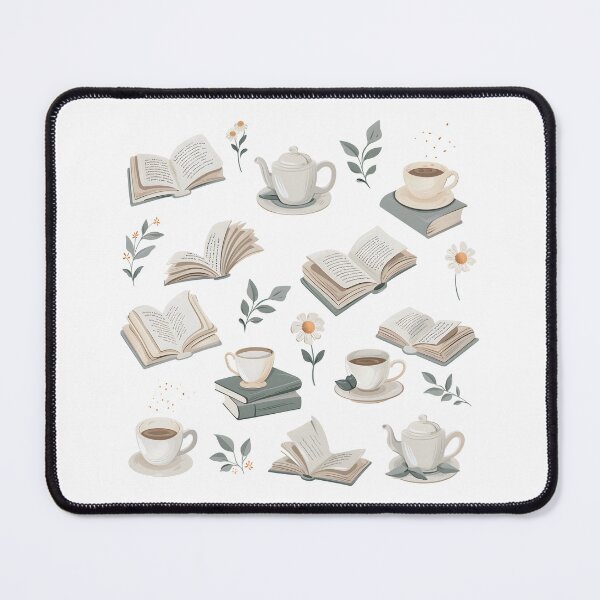 Item preview, Floral Books and Tea designed and sold by xiao xuans.