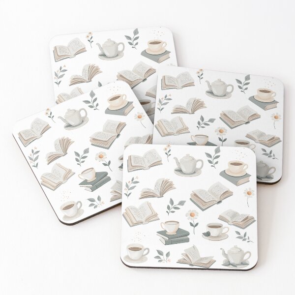 Item preview, Floral Books and Tea designed and sold by xiao xuans.