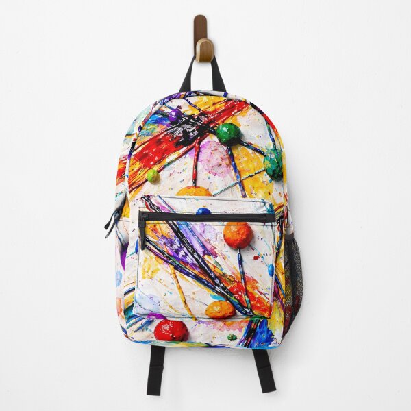 Item preview, Vibrant Neural Connections - Abstract Modern Impasto designed and sold by Art-Inspir-AI.