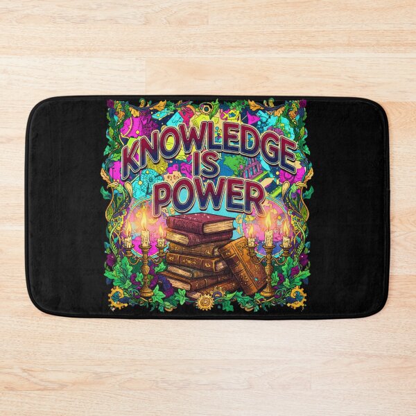 Item preview, Knowledge is Power Shirt | Inspirational Quote Graphic Tee | Motivational Educational Design designed and sold by FitEnvy.