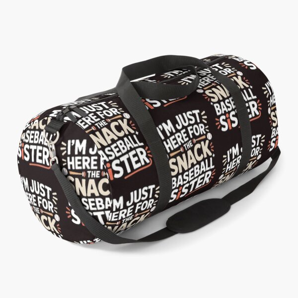 Item preview, I`m Just Here For The Snack Baseball Sister – Baseball Lover Sister Humor designed and sold by Redgiant87x.