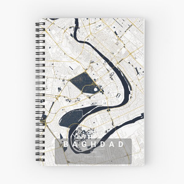 Item preview, Baghdad Map Print | Minimalist Noir City Map | Baghdad Wall Art Poster designed and sold by Lovely Maps.