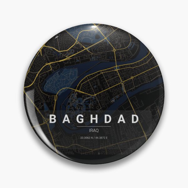 Item preview, Baghdad Map Print | Minimalist Noir City Map | Baghdad Wall Art Poster designed and sold by Lovely Maps.