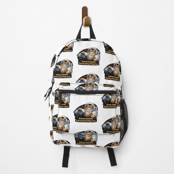 Item preview, Tabby Cat Astronaut Evolved Ascended Still Knocking Things Over designed and sold by Gentlestate.