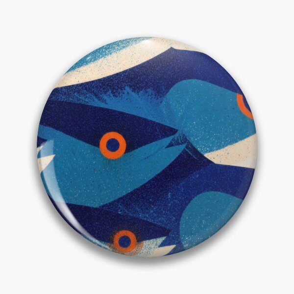Item preview, Colorful fish swim in a group designed and sold by anytka.