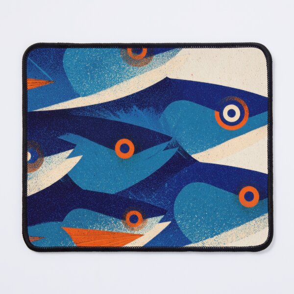 Item preview, Colorful fish swim in a group designed and sold by anytka.