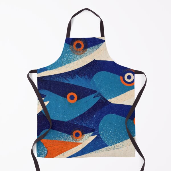 Item preview, Colorful fish swim in a group designed and sold by anytka.