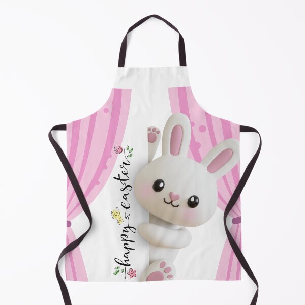 Item preview, Cute Bunny Behind Curtain – Soft Kawaii Style designed and sold by Vibe Candy studio..