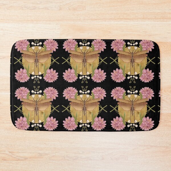 Item preview, Zenith: The Golden Sun Dragonfly designed and sold by Grin Katalina Floral Patterns & Cozy Art.