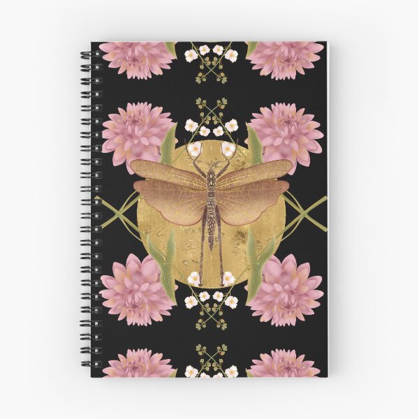 Item preview, Zenith: The Golden Sun Dragonfly designed and sold by Grin Katalina Floral Patterns & Cozy Art.