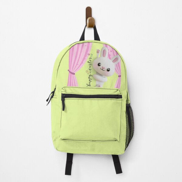 Item preview, Cute Bunny Behind Curtain – Soft Kawaii Style designed and sold by Vibe Candy studio..