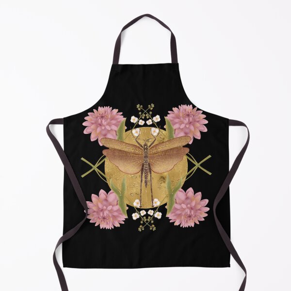 Item preview, Zenith: The Golden Sun Dragonfly designed and sold by Grin Katalina Floral Patterns & Cozy Art.