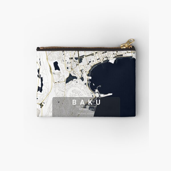 Item preview, Baku Map Print | Minimalist Noir City Map | Baku Wall Art Poster designed and sold by Lovely Maps.