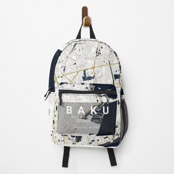 Item preview, Baku Map Print | Minimalist Noir City Map | Baku Wall Art Poster designed and sold by Lovely Maps.