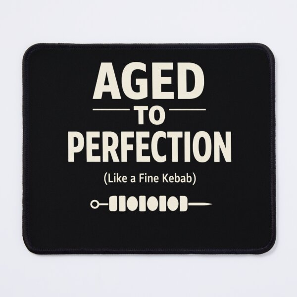 Item preview, Aged to Perfection Like a Fine Kebab – Funny Birthday Food Humor Design designed and sold by rushaib.