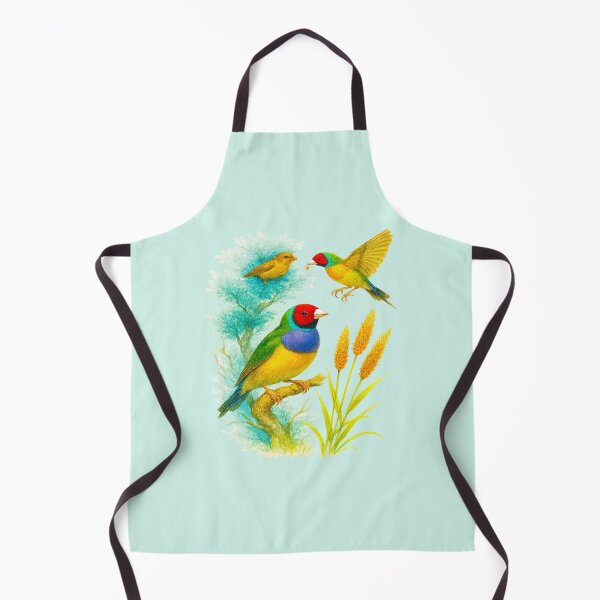 Item preview, Gouldian Finch Bird with realistic small paint designed and sold by the artedivino.