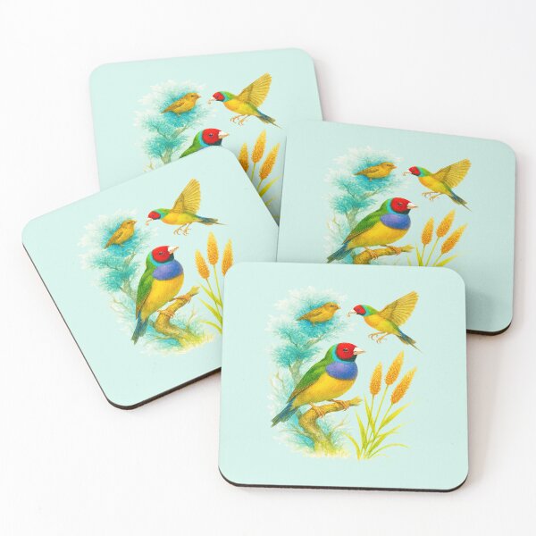 Item preview, Gouldian Finch Bird with realistic small paint designed and sold by the artedivino.