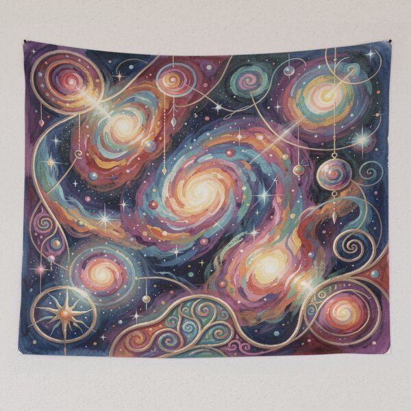 Item preview, Cosmic Galaxy Swirl – Abstract Universe Art with Vibrant Energy designed and sold by FotoworldEdel.