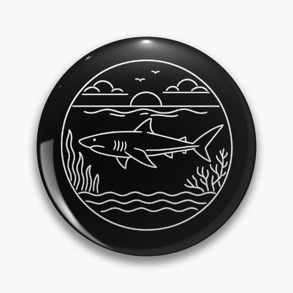 Item preview, Tiger Shark Line Art Fish Lover designed and sold by faridman.