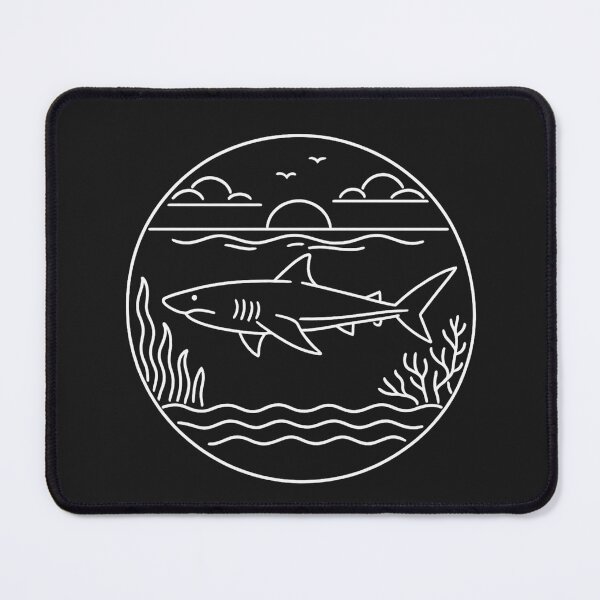 Item preview, Tiger Shark Line Art Fish Lover designed and sold by faridman.