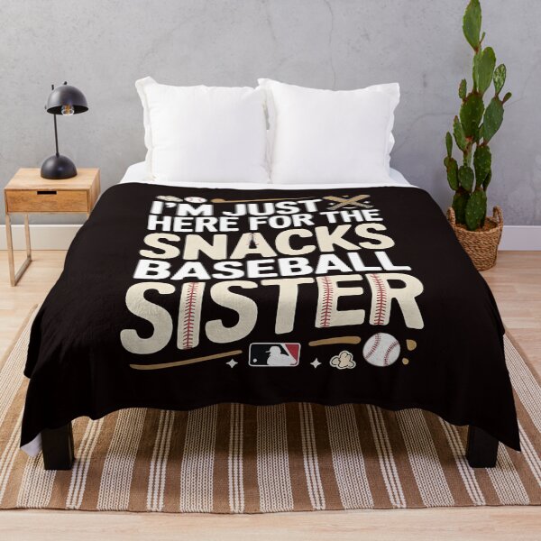 Item preview, I`m Just Here For The Snack Baseball Sister – Funny Baseball Game Day Quote designed and sold by Redgiant87x.