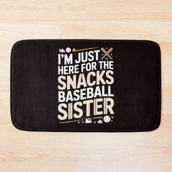 Item preview, I`m Just Here For The Snack Baseball Sister – Funny Baseball Game Day Quote designed and sold by Redgiant87x.