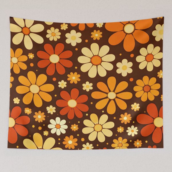 Item preview, Retro Flower Vibe designed and sold by Hashola Designs.