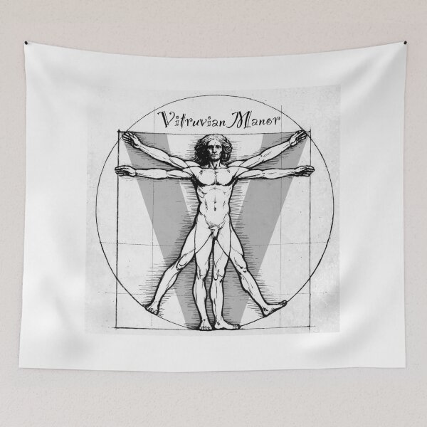Item preview, The Vitruvian Manor Print designed and sold by Lichentroupe63.