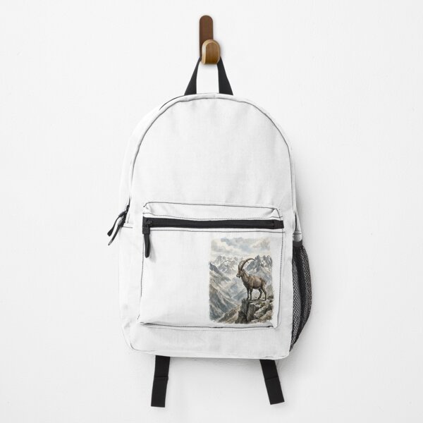Item preview, Alpine Ibex - Mountain Goat Wildlife Landscape designed and sold by RubisLeaf.