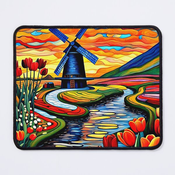 Item preview, Windmill by stream designed and sold by George Hutton Hunter.