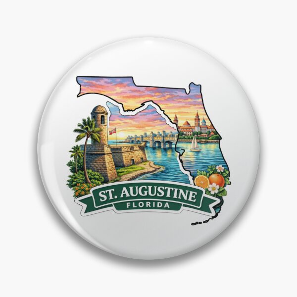 Item preview, St. Augustine, Florida - Castillo de San Marcos designed and sold by Myra365Art.