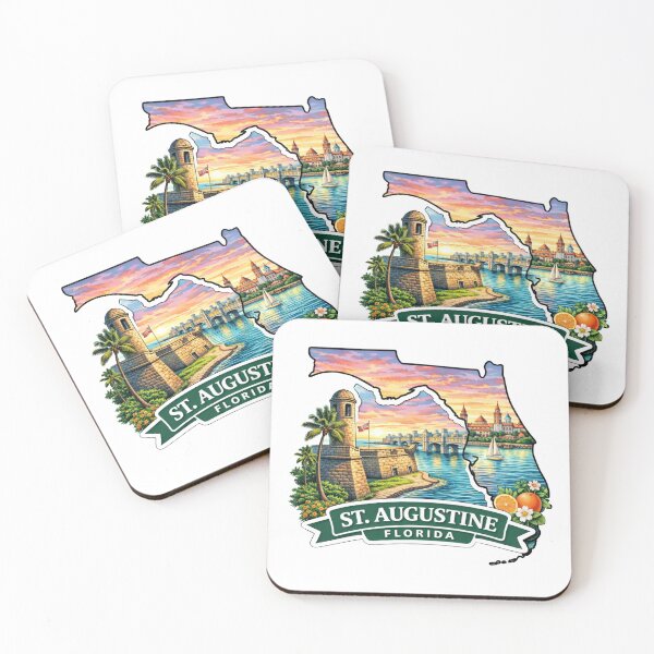 Item preview, St. Augustine, Florida - Castillo de San Marcos designed and sold by Myra365Art.