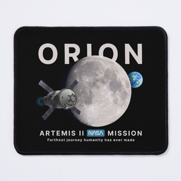 Item preview, Artemis II Orion Spacecraft Lunar Orbit Earthrise Art - Artemis 2 designed and sold by KiwiRider.