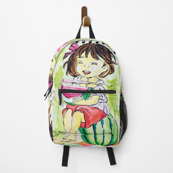 Item preview, Watercolor of a girl with watermelon designed and sold by Dilyana Rumenova - Shantabella.