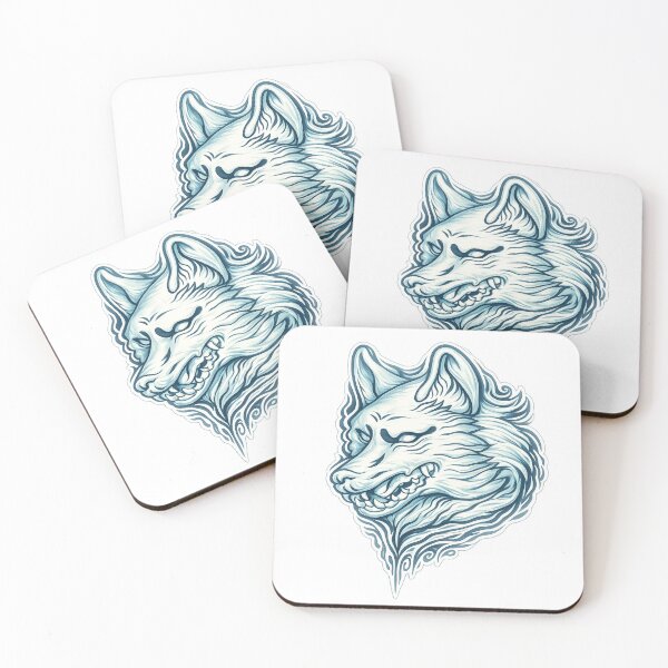 Item preview, Winter White Wolf designed and sold by TivvaArtShop.