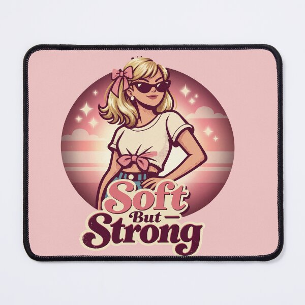 Item preview, Soft But Strong Breast Cancer Awareness Vintage Retro T-Shirt Pink Ribbon Empowerment Design designed and sold by Prime legend .
