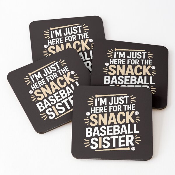 Item preview, I`m Just Here For The Snack Baseball Sister – Baseball Sister Snack Humor designed and sold by Redgiant87x.