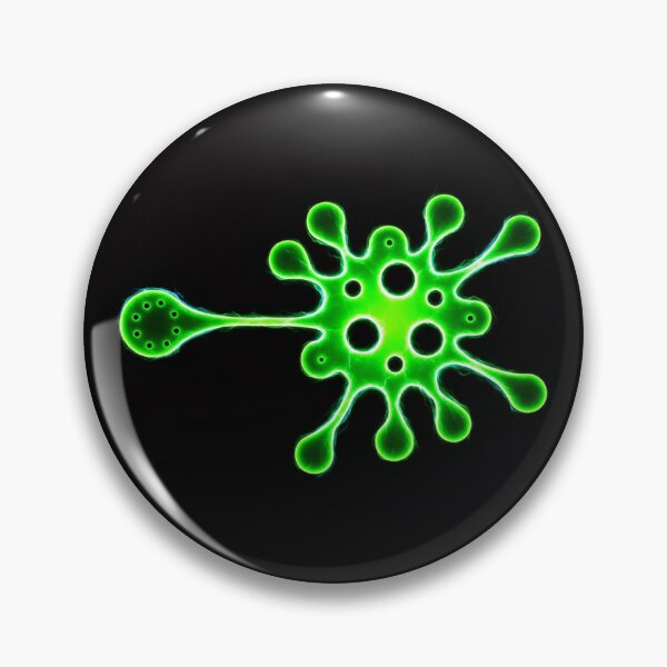 Item preview, Crop circle splat neon green designed and sold by MessageToEarth.