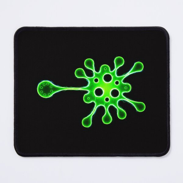 Item preview, Crop circle splat neon green designed and sold by MessageToEarth.
