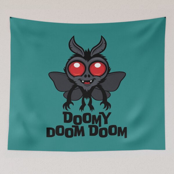 Item preview, Doomy Doom Doom Cute Mothman Cryptid designed and sold by fizzgig.